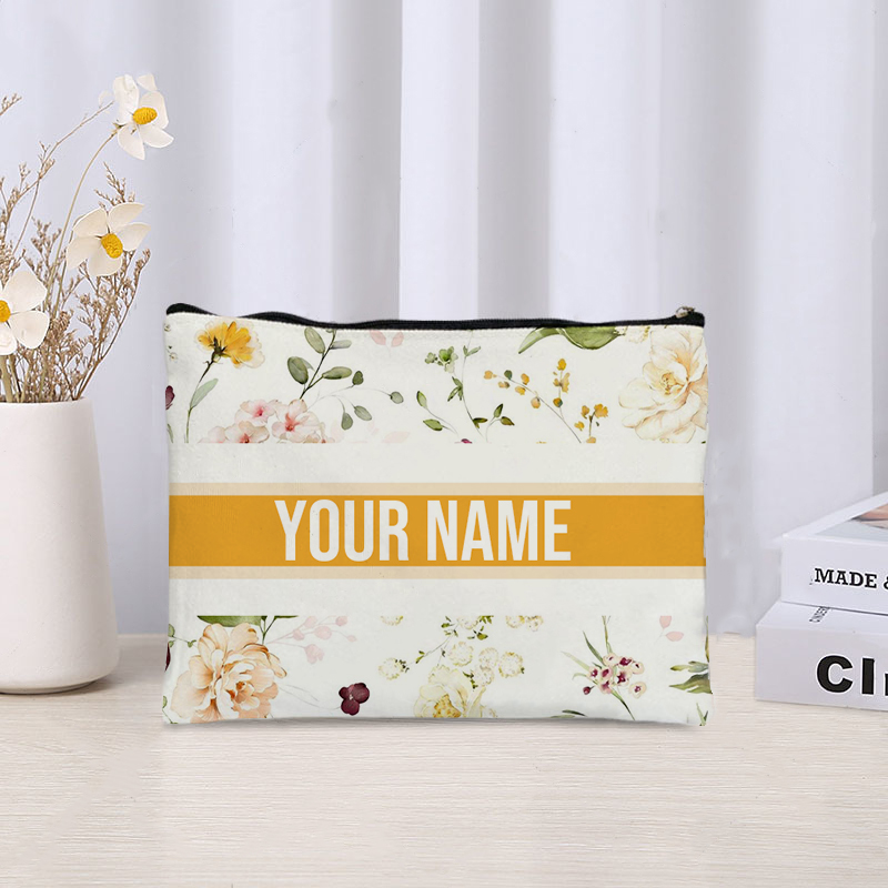 Custom Makeup Bag Trendy Canva - Luxury Skincare And Makeup Brands review and price